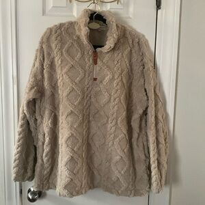JEN & CO Cream Color Womans Sweater Size L/XL